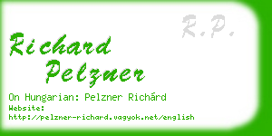 richard pelzner business card